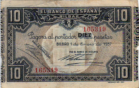 10 Pesetas basque (1937)