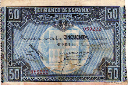 50 Pesetas basque (1937)